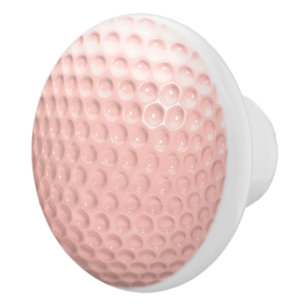 Rosa Golf Boll Sport Knopp