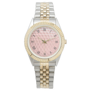 Rosa Golf Boll Sport Roman Numerals Armbandsur