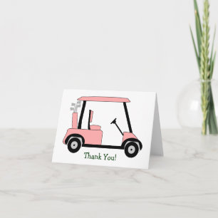Rosa Golf Buggy Tack Kort