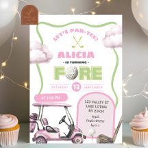 Rosa Golf Kid's Födelsedag