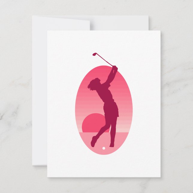 Rosa Golf Logotyp (Framsida)