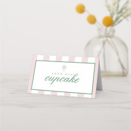 Rosa Golf Tält Menu-kort Placeringskort