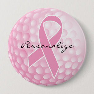 Rosa golfboll - cancerservice knapp