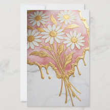 Rosa Gouache Blomsterkonst