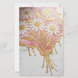 Rosa Gouache Blomsterkonst