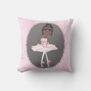 Rosa & Grå Couture Mörka Ballerinor Flickors Sovru Kudde