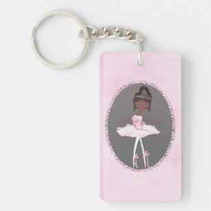 Rosa & Grå Couture Mörkhyad Ballerina Flickor