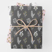 Rosa_Grå julpapper