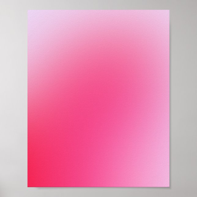 Rosa Gradient Aura Poster (Framsidan)