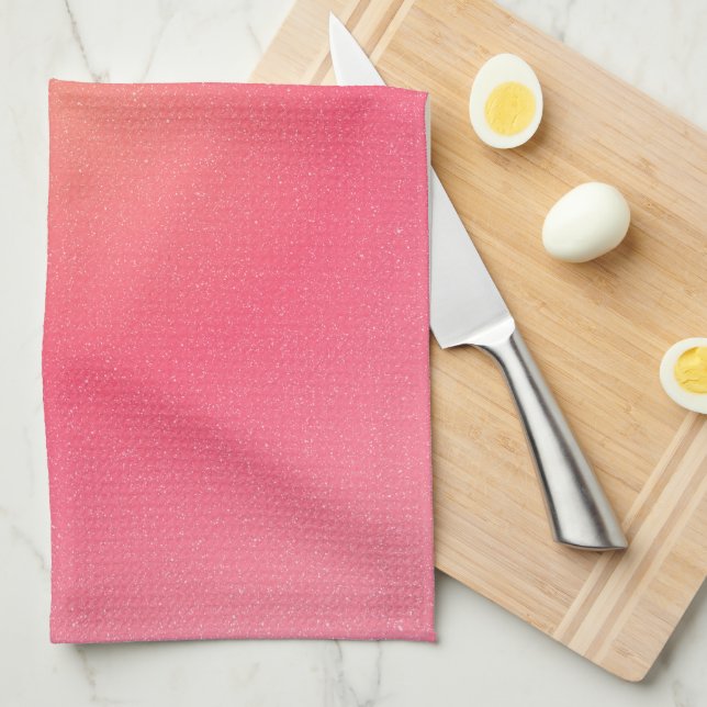  Rosa Gradient Kitchen Towel Kökshandduk (Vikt i Fjärdedel)