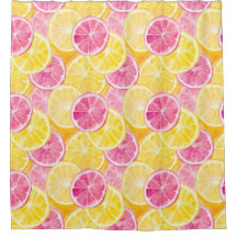 Rosa Grapefruit & Lemon Shower Curtain
