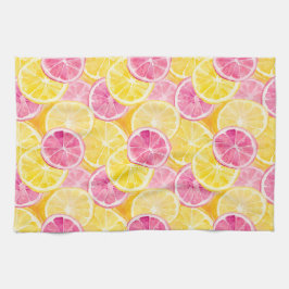 Rosa Grapefruit & Lemon Shower Curtain Kökshandduk
