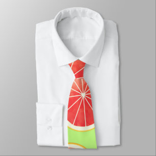 Rosa Grapefruit Slices Mönster Slips
