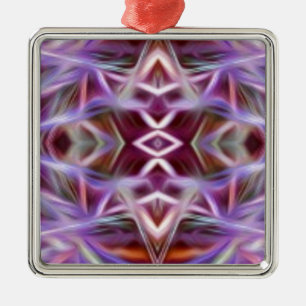 Rosa Graphic Mandala Julgransprydnad Metall