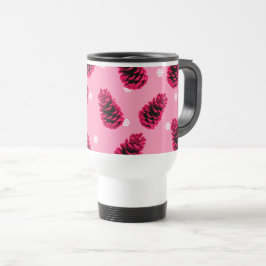 Rosa Gräs Cones Coffee Mugg