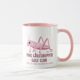 Rosa Grashopper Golf Klubb Mugg