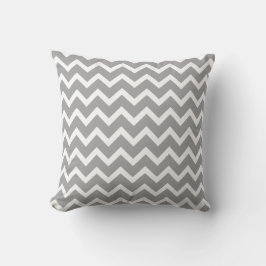 Rosa Grått Chevron, modern kudde av soffa