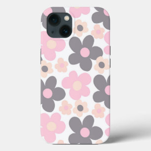 Rosa Grått Daisys Retro Dream #1 #retro #art