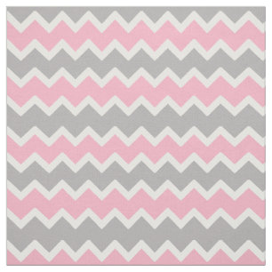 Rosa Grått Grått Chevron Zigzag Mönster Tyg