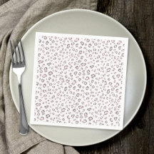 Rosa Grått Leopard Mönster