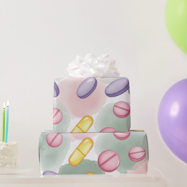 Rosa Grått Lila tabletter  Presentpapper (Festgåvor)