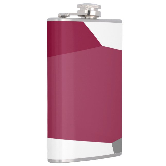 Rosa Grått och vit Fickplunta (Höger)