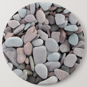 Rosa Grått Stones Småsten Struktur Knapp