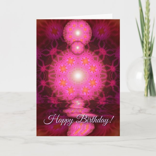 Rosa Greeting Card Kort (Framsida)
