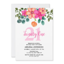 Rosa Grey Vår Flower 21:a födelsedagen