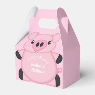 Rosa Gris Baby Shower Presentaskar