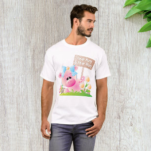 Rosa Gris Barnkammare Aldrig Brådska Aldrig Oro T Shirt