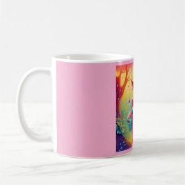 Rosa Gris Cowboy Kaffemugg
