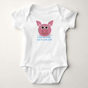 Rosa gris - gullig design för I-förmiddagstillbi Tee