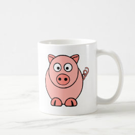 Rosa gris kaffemugg