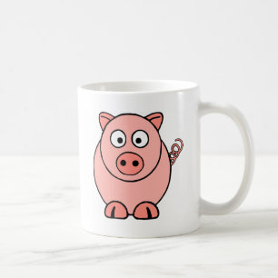 Rosa gris kaffemugg