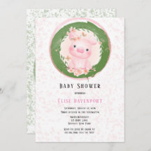Rosa Gris of Cuteness Girl Baby Shower
