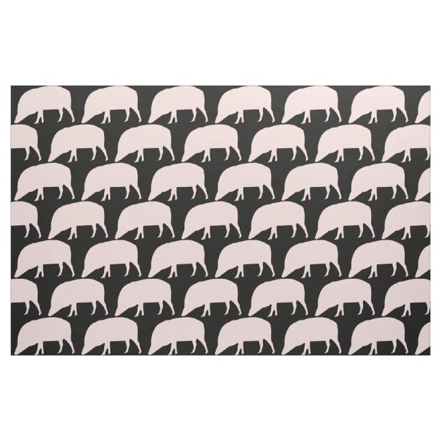 Rosa Gris Patterned Craft Fabric Tyg (Fat Quarter)