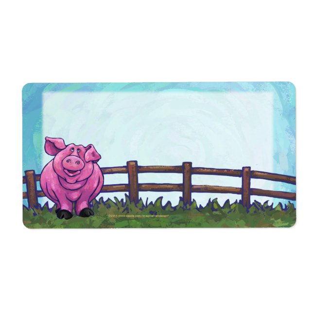 Rosa Gris skeppsetiketter Fraktsedel (Framsidan)