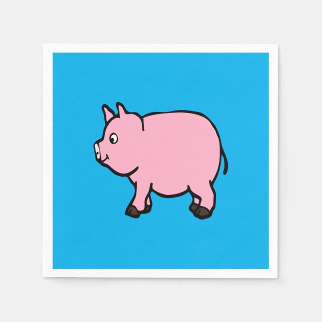 Rosa Gris Standard Cocktail Papper Napkins Pappersservett (Framsidan)