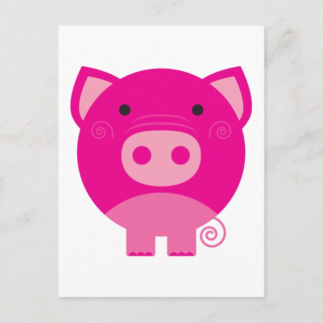 Rosa Gris Tshirts och gåvor Vykort (Framsida)