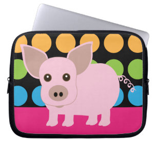 Rosa grislaptop sleeve