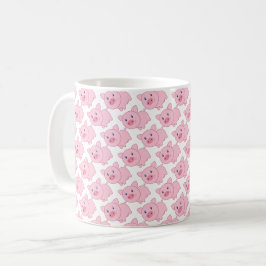 Rosa grismugg kaffemugg