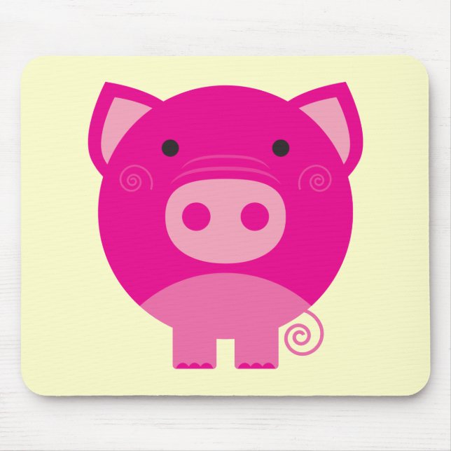 Rosa grisTshirts och gåvor Musmatta (Framsidan)