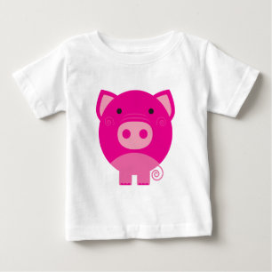 Rosa grisTshirts och gåvor T-shirt