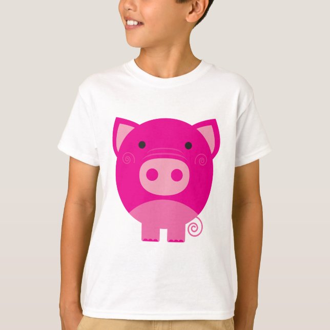 Rosa grisTshirts och gåvor Tee Shirt (Framsida)