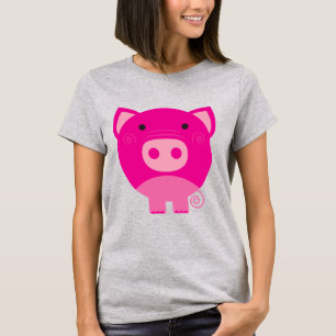 Rosa grisTshirts och gåvor Tee Shirt
