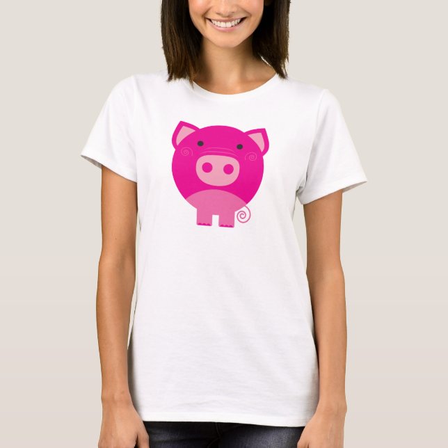 Rosa grisTshirts och gåvor Tröja (Framsida)