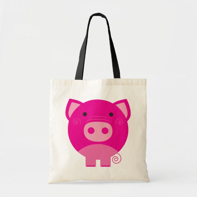 Rosa grisTshirts och gåvor Tygkasse (Framsidan)