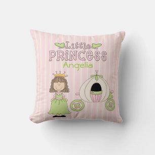 Rosa & Grön Anpassad Prinsessa Kuddvar Kudde