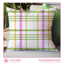 Rosa Grön Karo Sommar